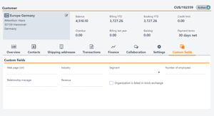 Custom Field Example 1
