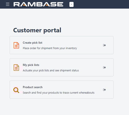 Customer portal