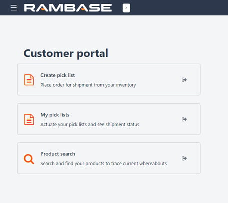 Customer portal