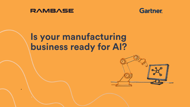 Gartner report AI readiness in manufacturing
