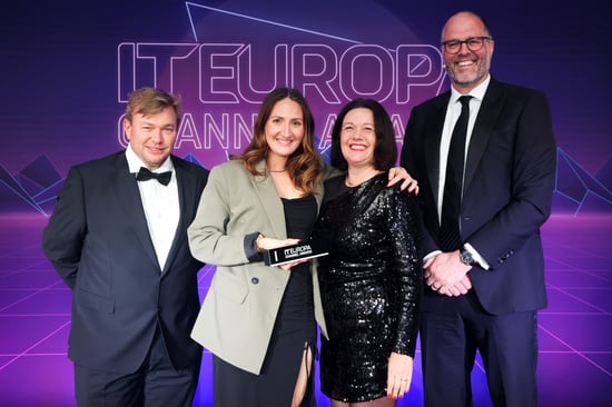 Arribatec accepts award alongside RamBase at IT Channel Awards 2023