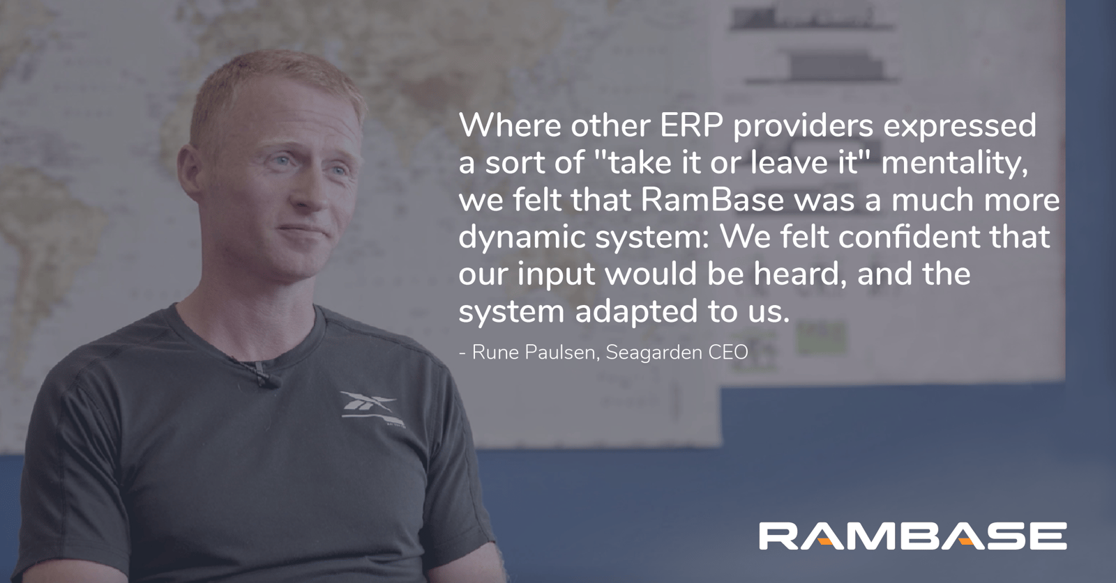 Seagarden turns to RamBase during the growing pains