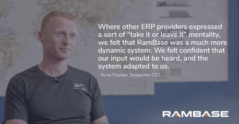 Seagarden turns to RamBase during the growing pains