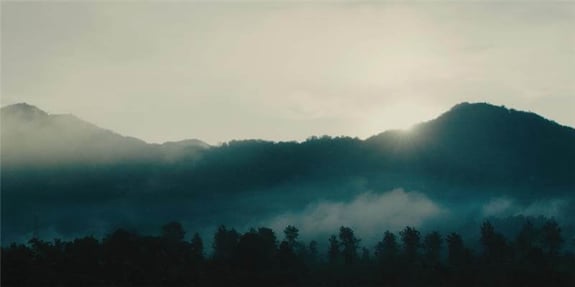 Mountain view from where RamBase was made