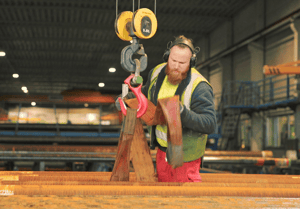 WepCo employee working