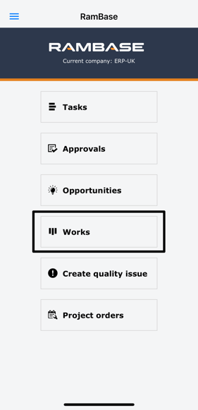 Works Screen