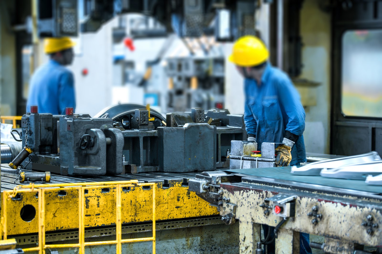 man working in a factory