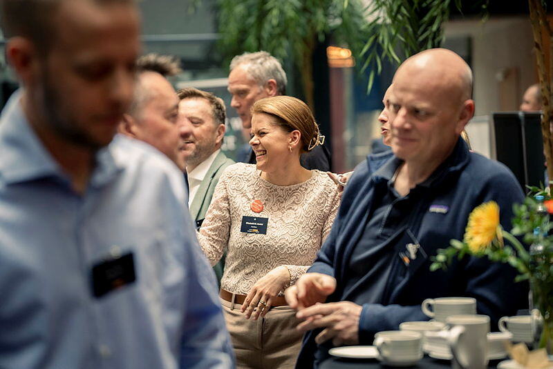 People having fun at the event