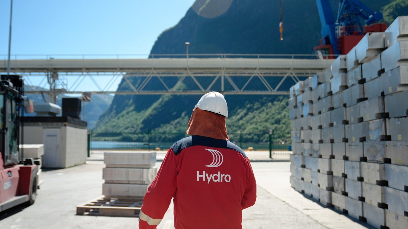 Hydro worker