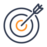 Sales target icon